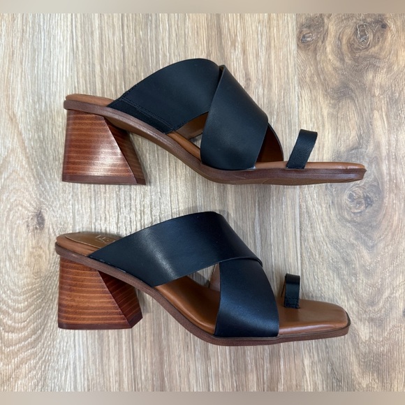 Franco Sarto Safia Block Heel Sandal Brown Size 7 - Picture 4 of 7